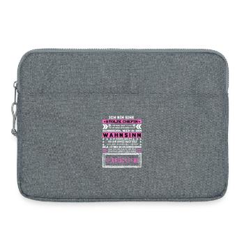 ICH BIN EINE STOLZE CHEFIN Humor Lustig - Laptoptasche 15" - Grau meliert - Vorne