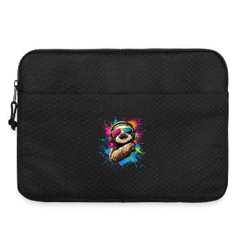 Sloth Colorful Colors Pop Art Lazy Sloths - Laptop bag 15" - black - Front
