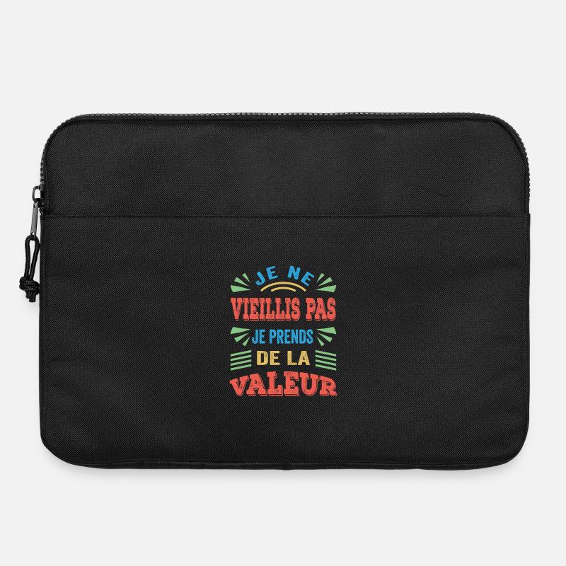 Humor and Value Original Birthday Gift - Laptop bag 15" - black
