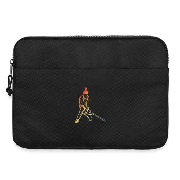 Garçon de hockey - Sacoche pour ordinateur portable 15 pouces - noir - Devant