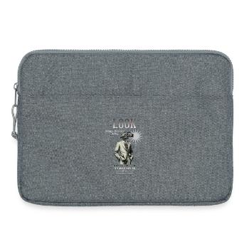 Kamera Mann - Laptoptasche 15" - Grau meliert - Vorne