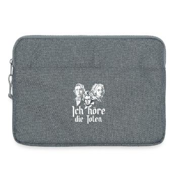 Ich höre die Toten Komponisten Klassische Musik - Laptoptasche 15" - Grau meliert - Vorne