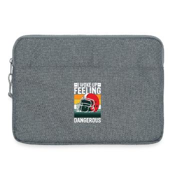 I woke up feeling - Laptoptasche 15" - Grau meliert - Vorne