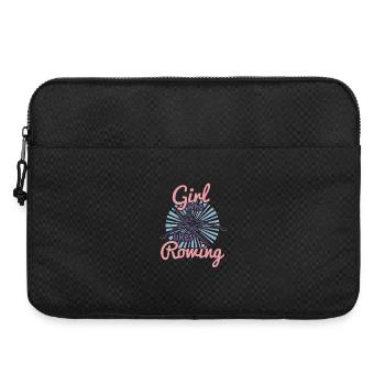 Rowing Girl - Laptop bag 15" - black - Front
