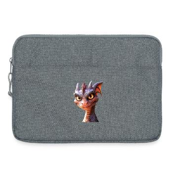 Dragon Mythical Creature Dragon Lover Fire Dragon - Laptop bag 15" - heather grey - Front