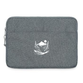 Dessin VTT - Sacoche pour ordinateur portable 15 pouces - gris chiné - Devant