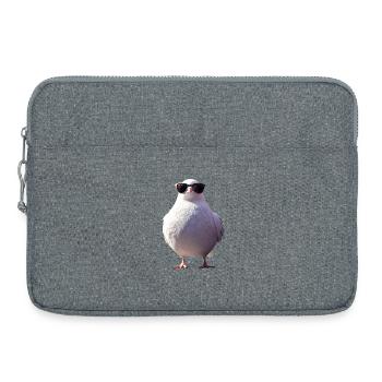 Pigeon Blanc Pigeon de ville Pigeon ramier Colombes blanches - Sacoche pour ordinateur portable 15 pouces - gris chiné - Devant