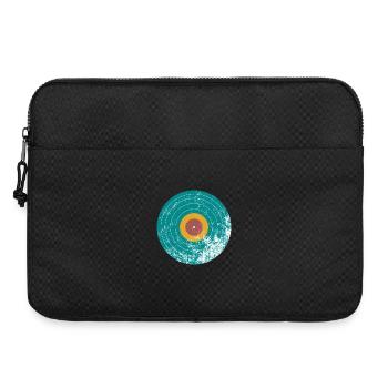 Vintage Retro Vinyl Record - Laptop bag 15" - black - Front