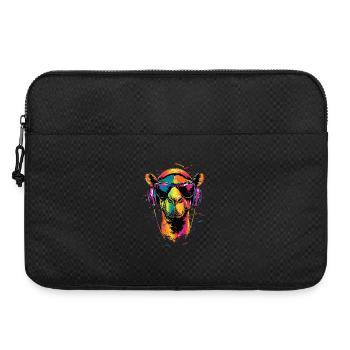 Kamel Dromedar Trampeltier Camel Geschenk Kamele - Laptoptasche 15" - Schwarz - Vorne