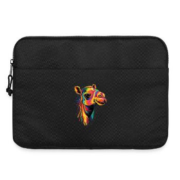 Kamel Dromedar Trampeltier Camel Geschenk Kamele - Laptoptasche 15" - Schwarz - Vorne