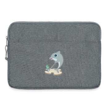 Dolphin Golf Golf Clubs - Laptop bag 15" - heather grey - Front