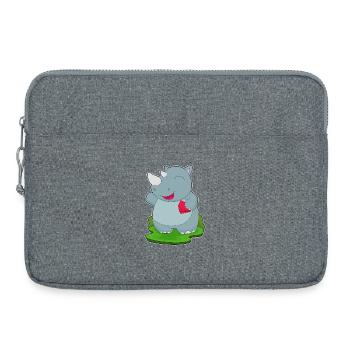 Rhino Poker Cartes de poker - Sacoche pour ordinateur portable 15 pouces - gris chiné - Devant