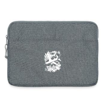 Airplane Comic Style - Laptop bag 15" - heather grey - Front