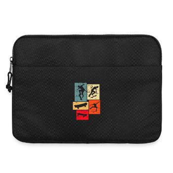 Skateboarding Retro - Laptoptasche 15" - Schwarz - Vorne