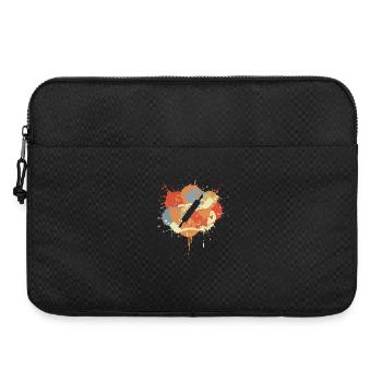Rolling pin sketch - Laptop bag 15" - black - Front