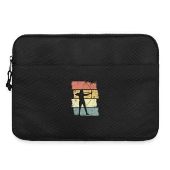 Bogenschütze Skizze - Laptoptasche 15" - Schwarz - Vorne