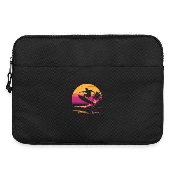 Surfeur des années 90 - Sacoche pour ordinateur portable 15 pouces - noir - Devant