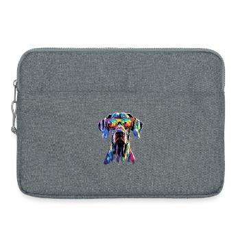 Great Dane Hatz Male Saupacker Great Dane - Laptop bag 15" - heather grey - Front