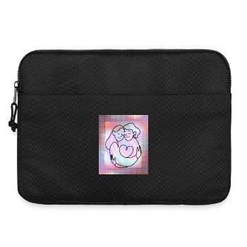 Lieblingsmensch-Mutter-Tochter-Schwester-Freundin - Laptoptasche 15" - Schwarz - Vorne