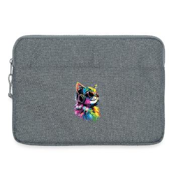 Ragdoll Katze Ragdollkatze Cat Süße Ragdoll Katzen - Laptoptasche 15" - Grau meliert - Vorne