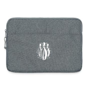 Bowling - Laptoptasche 15" - Grau meliert - Vorne