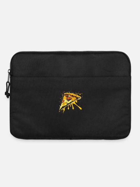 Pizzastück Grafik - Laptoptasche 15" - Schwarz