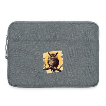 Eule - Laptoptasche 15" - Grau meliert - Vorne