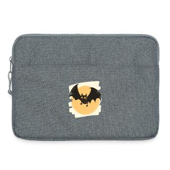 Chauve-souris rétro - Sacoche pour ordinateur portable 15 pouces - gris chiné - Devant