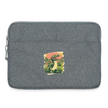 Crocodile - Laptop bag 15" - heather grey - Front