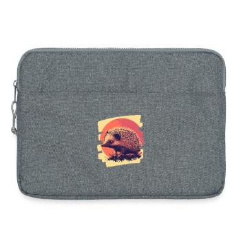 Hérisson - Sacoche pour ordinateur portable 15 pouces - gris chiné - Devant