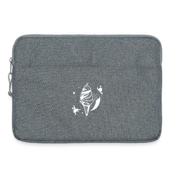 Softeis Skizze - Laptoptasche 15" - Grau meliert - Vorne