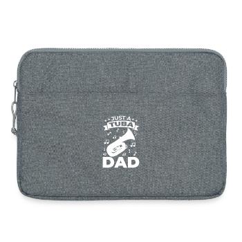 Tuba Father - Laptop bag 15" - heather grey - Front
