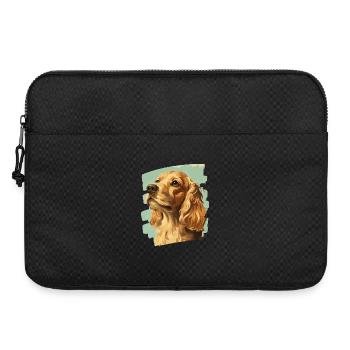 Cocker Spaniel - Sacoche pour ordinateur portable 15 pouces - noir - Devant