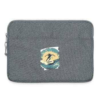 Surfer - Laptoptasche 15" - Grau meliert - Vorne