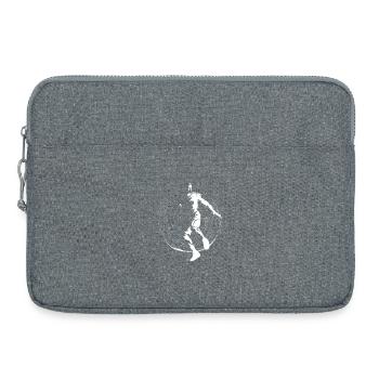 Croquis de basket-ball - Sacoche pour ordinateur portable 15 pouces - gris chiné - Devant