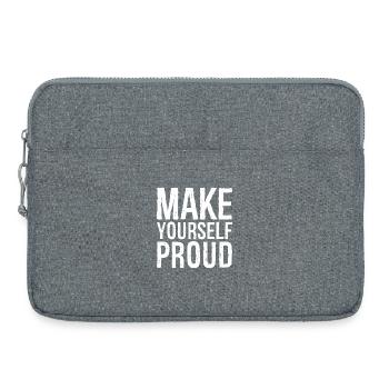 Rendre fier - Sacoche pour ordinateur portable 15 pouces - gris chiné - Devant