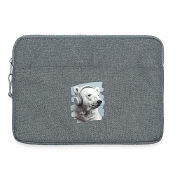 Eisbär - Laptoptasche 15" - Grau meliert - Vorne