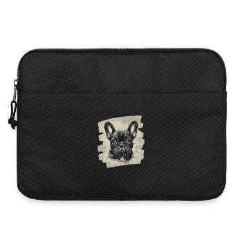 Frenchie French Bulldog - Laptop bag 15" - black - Front