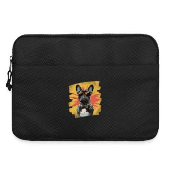 Frenchie French Bulldog - Laptop bag 15" - black - Front