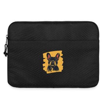 Frenchie French Bulldog - Laptop bag 15" - black - Front