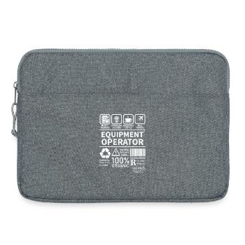 Equipment operator multi tasking problem solving - Laptoptasche 15" - Grau meliert - Vorne