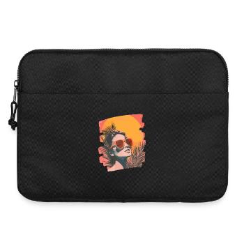 Sommer Retro - Laptoptasche 15" - Schwarz - Vorne