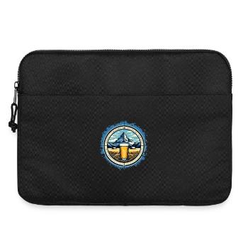 Berg- und Bierabenteuer Design - Laptoptasche 15" - Schwarz - Vorne