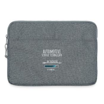 Technicien d’entretien automobile en formation - Sacoche pour ordinateur portable 15 pouces - gris chiné - Devant