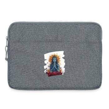 Yoga Namaste Meditation - Laptoptasche 15" - Grau meliert - Vorne