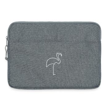 Flamingo - Laptoptasche 15" - Grau meliert - Vorne