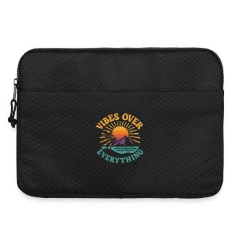 Vibes Over Everything - Laptoptasche 15" - Schwarz - Vorne