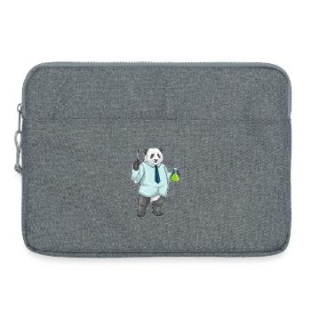 École des professeurs de chimie Panda - Sacoche pour ordinateur portable 15 pouces - gris chiné - Devant