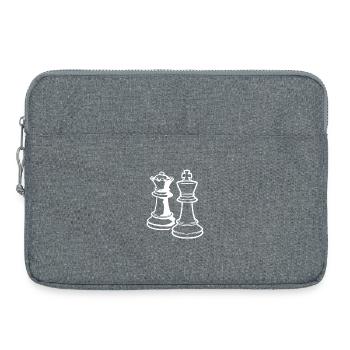 Schach - Laptoptasche 15" - Grau meliert - Vorne