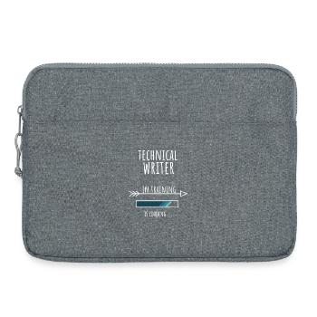 Rédacteur technique en formation Profession Cadeau - Sacoche pour ordinateur portable 15 pouces - gris chiné - Devant